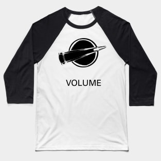 Volume Knob (Chicken-head, black) 75% Baseball T-Shirt